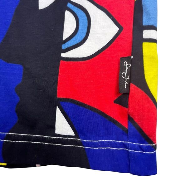 Sean John All Over Print T-Shirt Size 3XL Geometric Artistic Artwork Streetwear - Picture 4 of 9